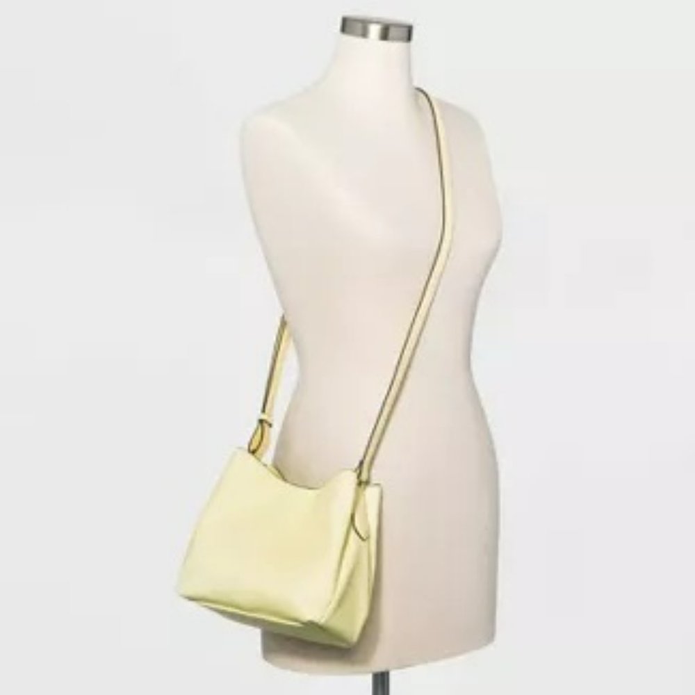 Soft Mini Magnetic Closure Crossbody Bag Purse Leather Yellow A New Day Target